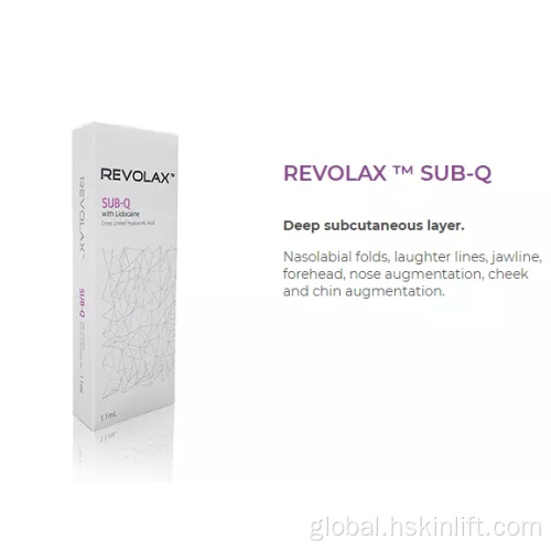 Hyaluronic Acid Filler Fine Line hyaluric acid injection revolax dermal filler for lip Manufactory